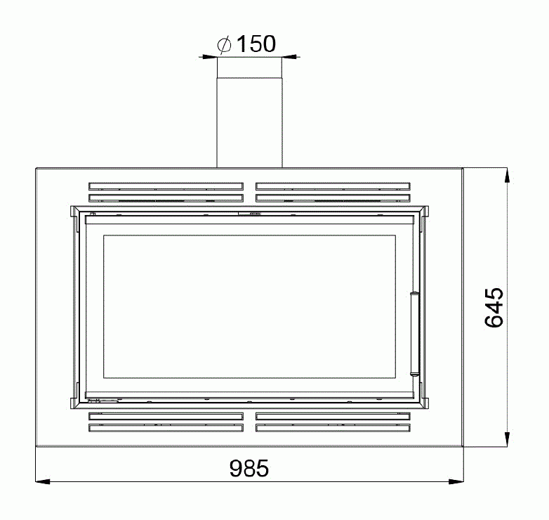 Каминная топка BeF Effi 8 S