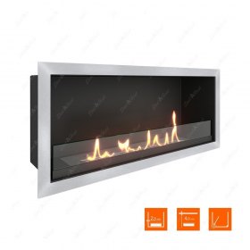 Биокамин в нишу SteelHeat LEADER-SH 700 Small (Стекло)