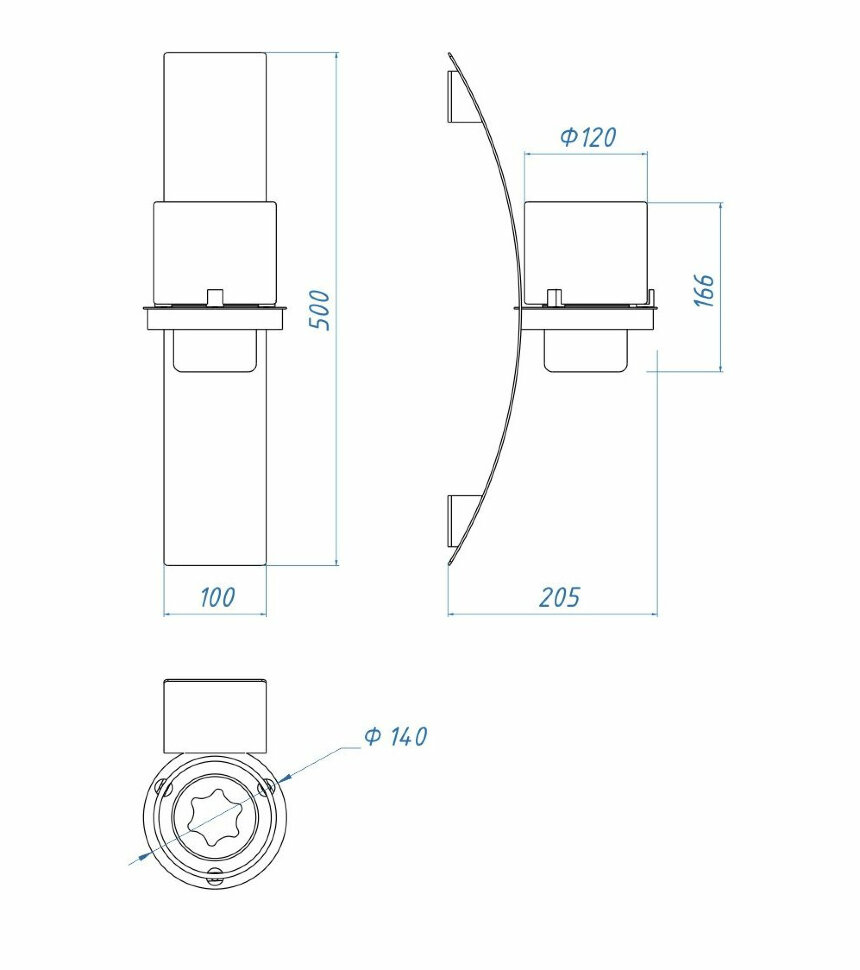 Биокамин настенный Lux Fire Олимпус D