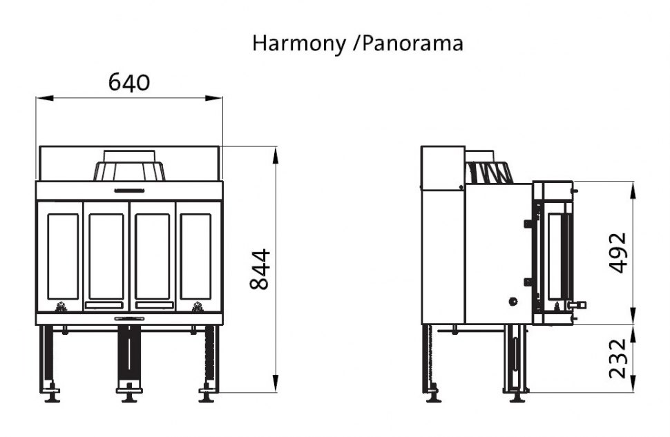 Каминная топка Jotul I 400 Panorama
