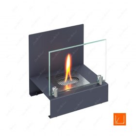 Настольный биокамин SteelHeat ERIKA серый