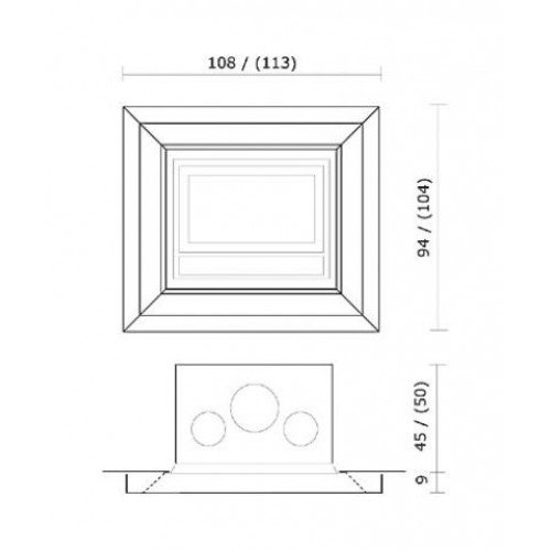 Каминная облицовка EdilKamin Iron, Airfire piano, Thermofire piano