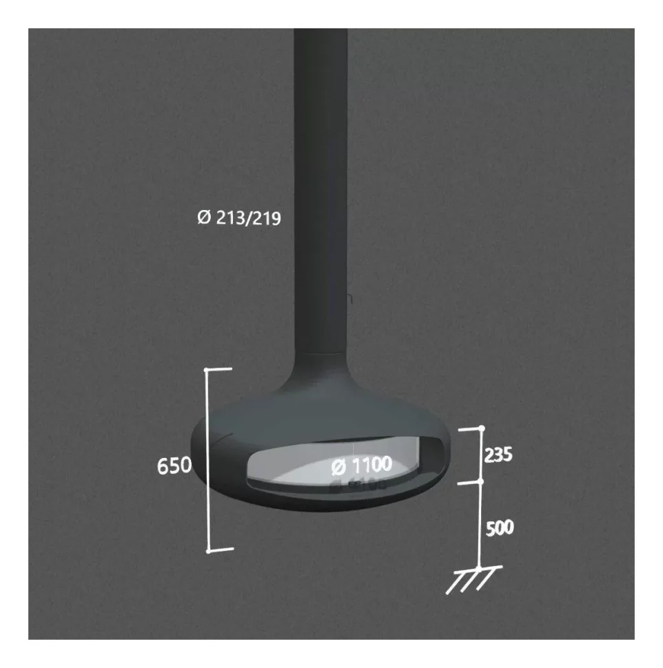 Камин дровяной Focus Domofocus Glazed (со стеклом)
