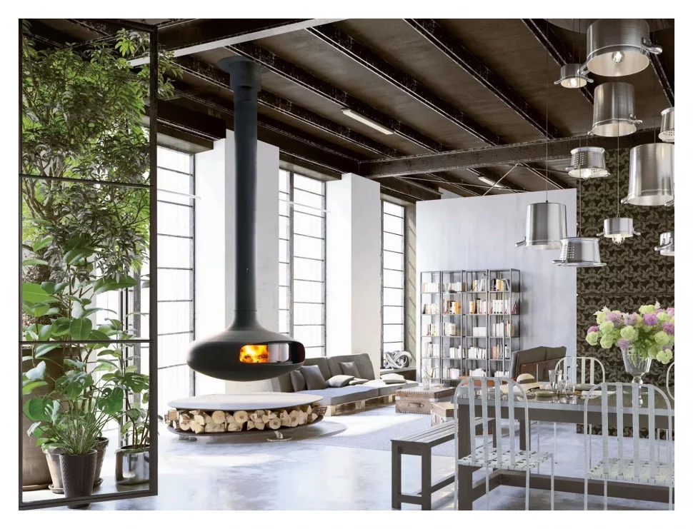 Камин дровяной Focus Domofocus Glazed (со стеклом)