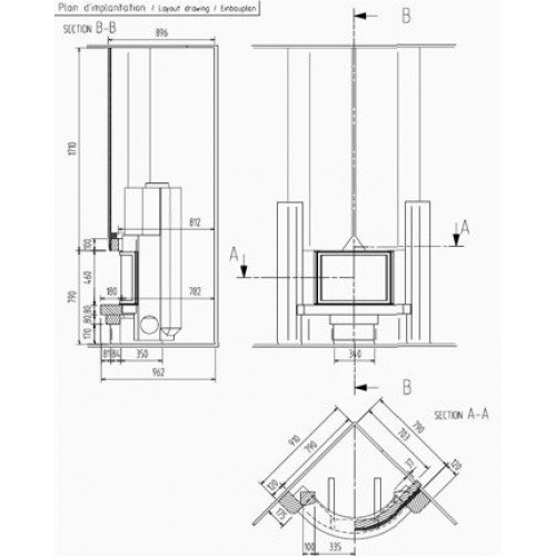 Каминная облицовка Richard Le Droff Lydia