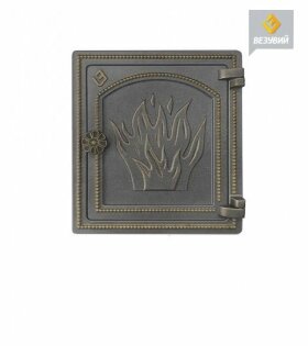 Дверка печная Везувий ДТ-4 (бронза)