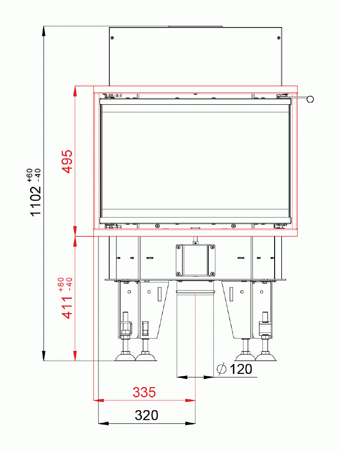 Каминная топка BeF Feel 6 C