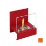 Настольный биокамин SteelHeat ERIKA красный