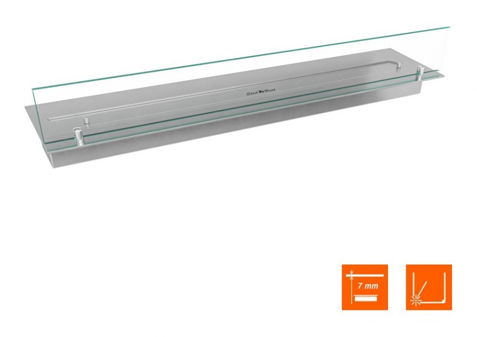 Топливный блок SteelHeat LINE GLASS 900