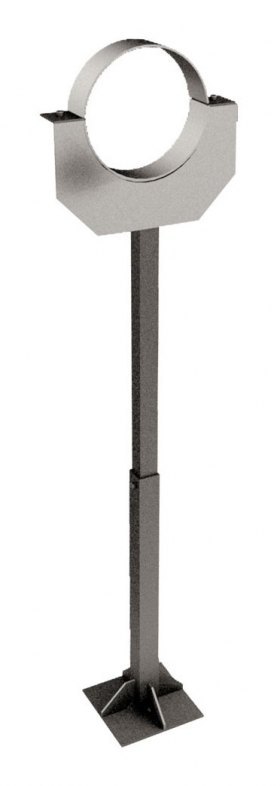 Стойка опорная (h=1080-1830) D110/210, AISI 304 (Вулкан)