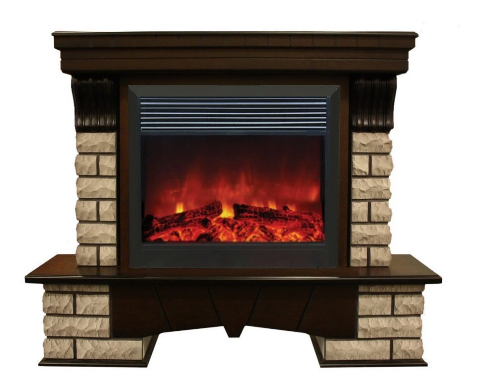 Электрокамин RealFlame Country Rock 26 AO с MoonBlaze Lux BL S
