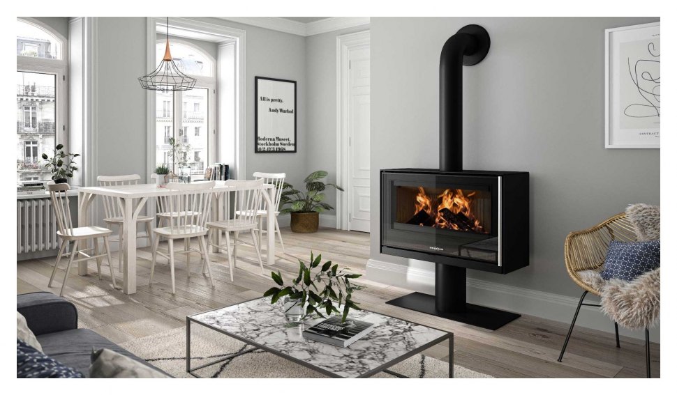 Печь камин Oranier Зива XL с колонной-основанием / Ziva XL