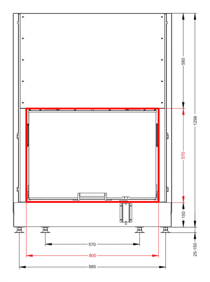 Каминная топка АСТОВ ПC 8057