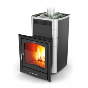 Дровяная печь для бани TMF Калина Inox БСЭ ТО антрацит НВ ПРА