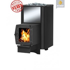 Дровяная печь для бани Везувий Русичъ АНТРАЦИТ 22 (ДТ-4С) 2016