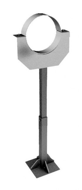 Стойка опорная (h=880-1380) D100/200, AISI 304 (Вулкан)