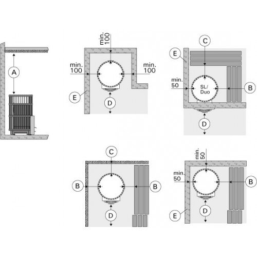 Дровяная печь для бани Harvia Legend 240 DUO