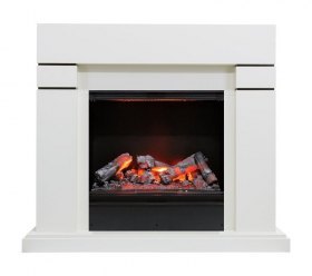 Каминокомплект Lindos - Алебастр с очагом Engine 56-600 LL