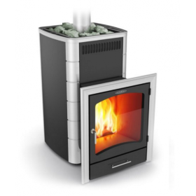 Дровяная печь для бани TMF Калина Inox БСЭ ТО антрацит НВ ПРН