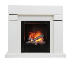 Каминокомплект Lindos - Алебастр с очагом Engine 56-400