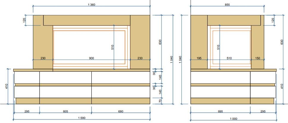 Каминная облицовка Sunhill Nebraska