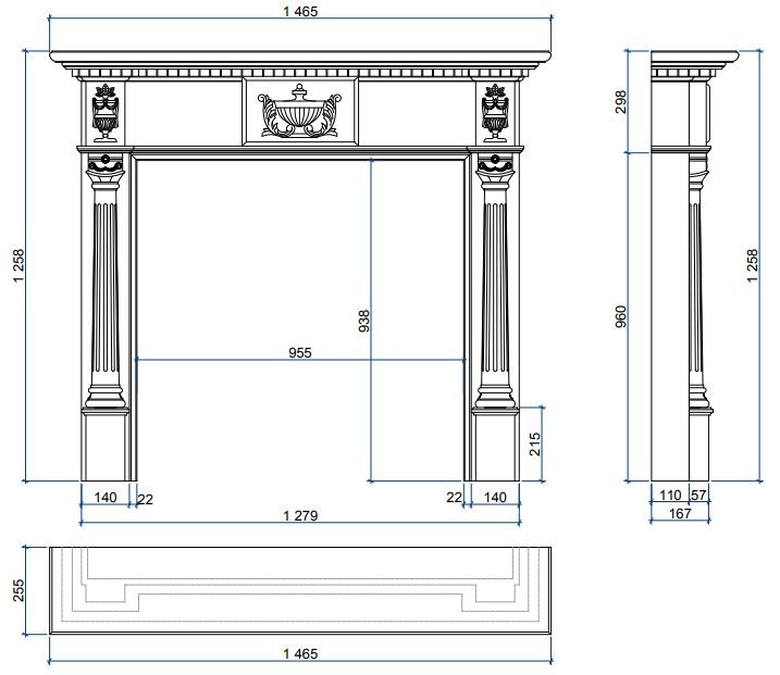 Каминная облицовка Sunhill Cambridge