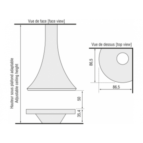 Камин JC Bordelet Eva 992 angle (угловой открытый)