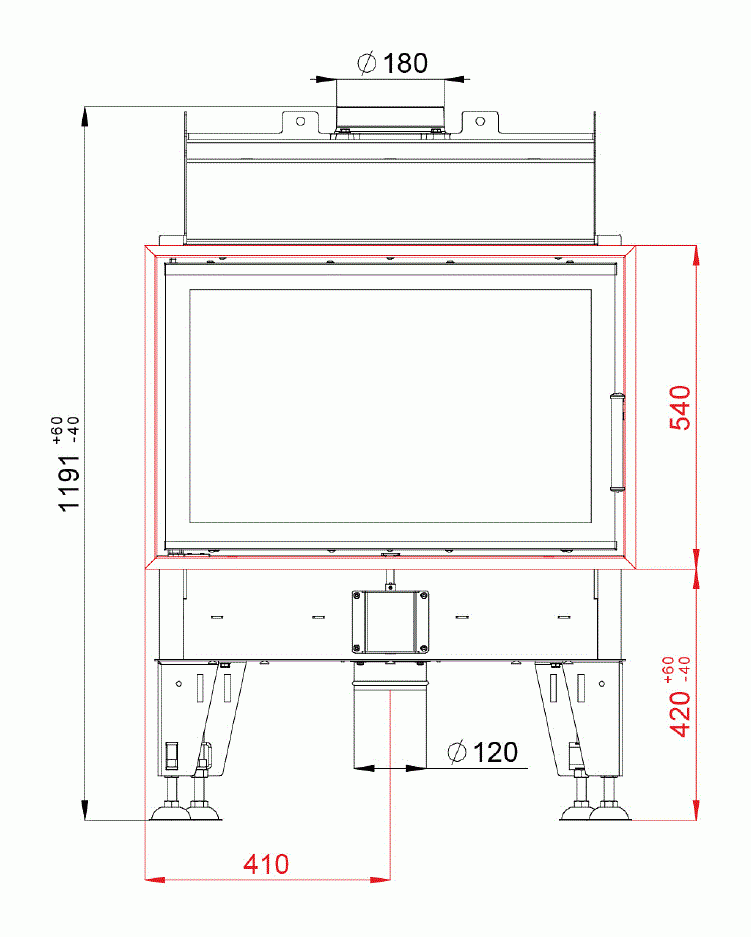 Каминная топка BeF Feel 8