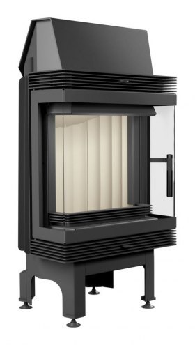 Каминная топка Kratki Blanka LP/BS (угловое стекло слева-справа)