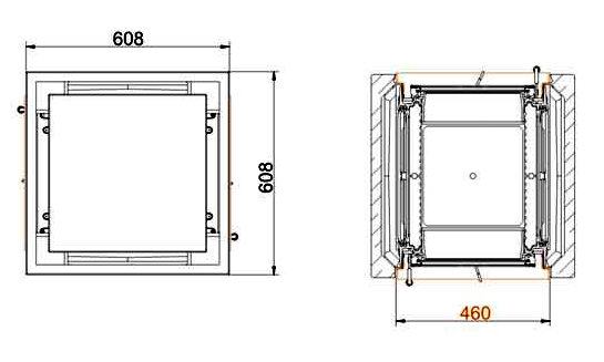 Чугунная печь Brunner BSO 02 Tunnel