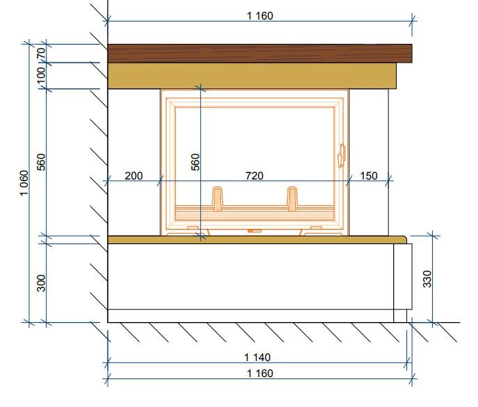 Каминная облицовка Sunhill Zemgale