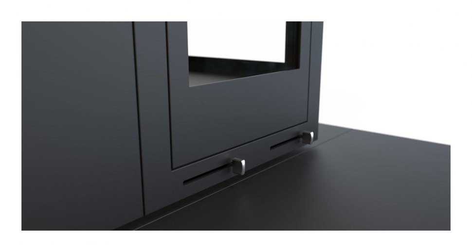 Камин SANDRA FRONTAL, пристенный, чёрный (Traforart)