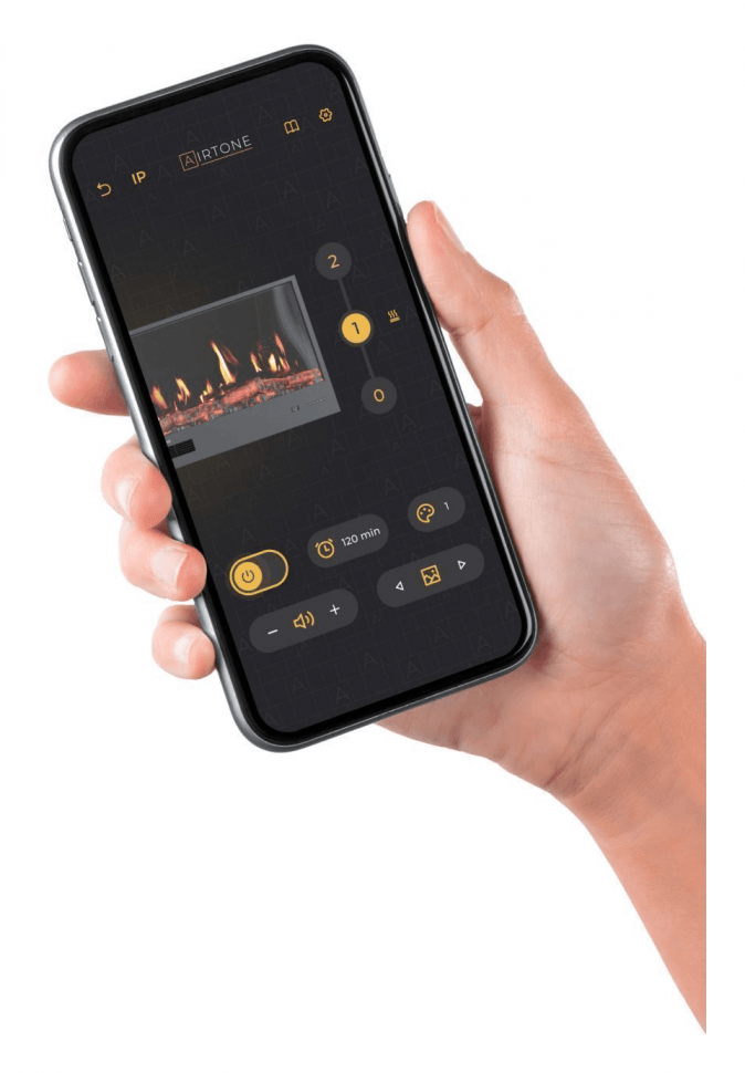 Электрический камин AirTone VITRO 1200