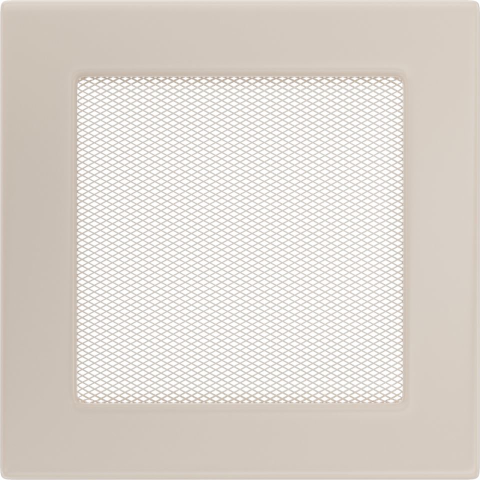 Решетка вентиляционная бежевая 17х17