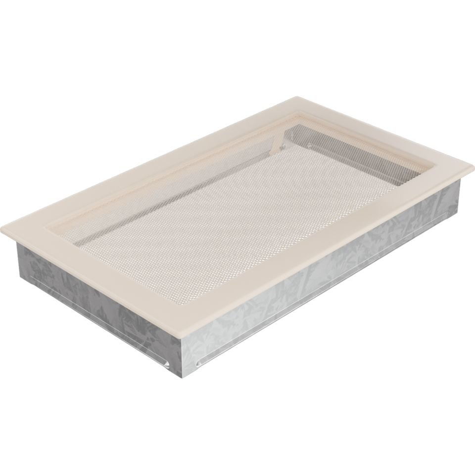 Решетка вентиляционная бежевая 22х37