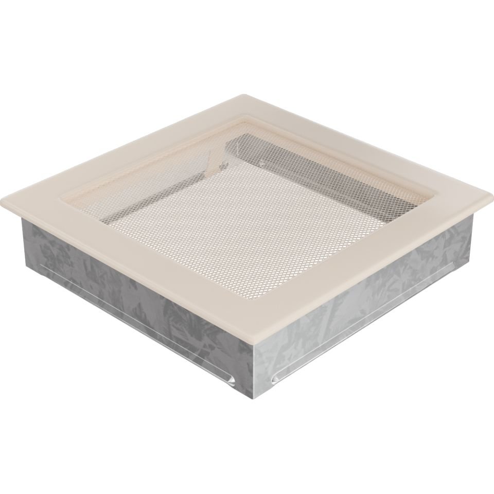 Решетка вентиляционная бежевая 22х22