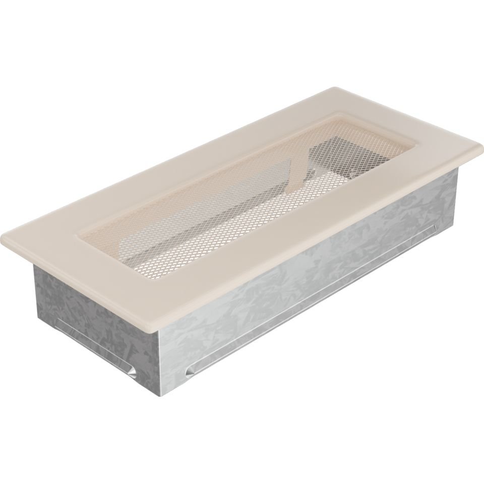 Решетка вентиляционная бежевая 11х24