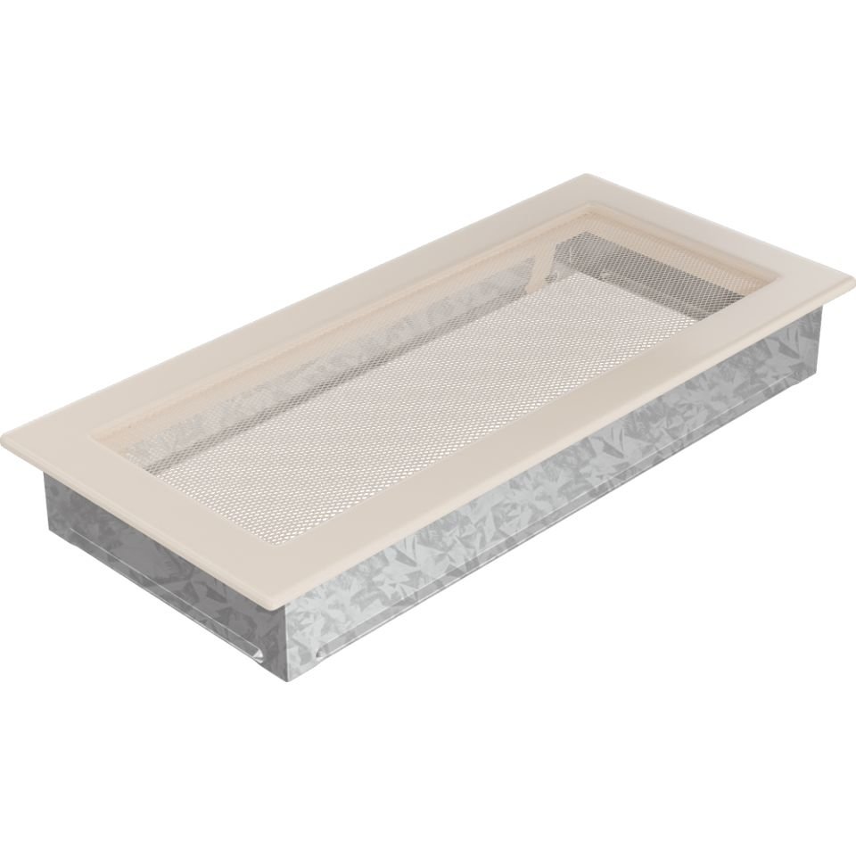 Решетка вентиляционная бежевая 17х37