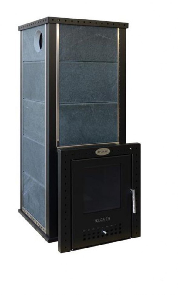 Дровяная печь для бани KLOVER RT-20RV Серпентинит (дровяная)
