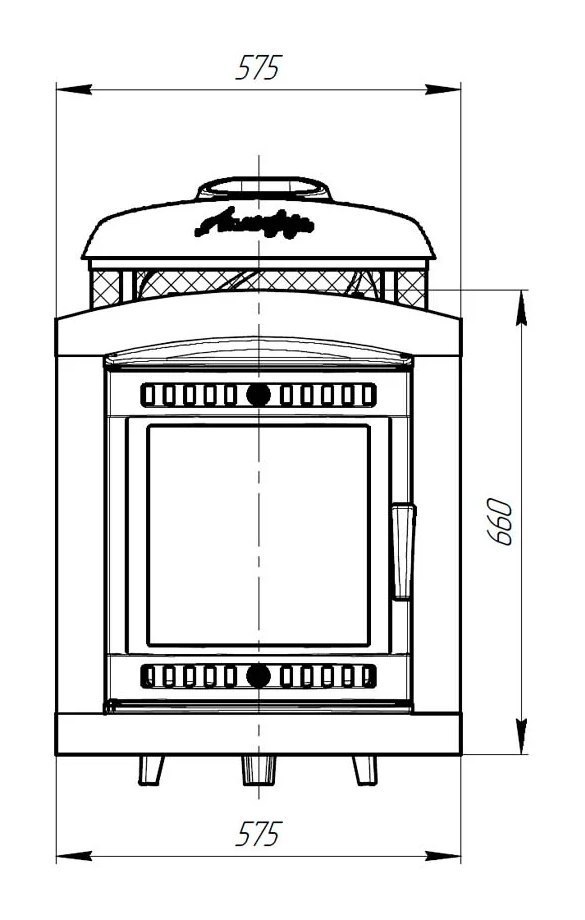 Банная печь Атмосфера L комбинированная сетка Ламель Змеевик наборный