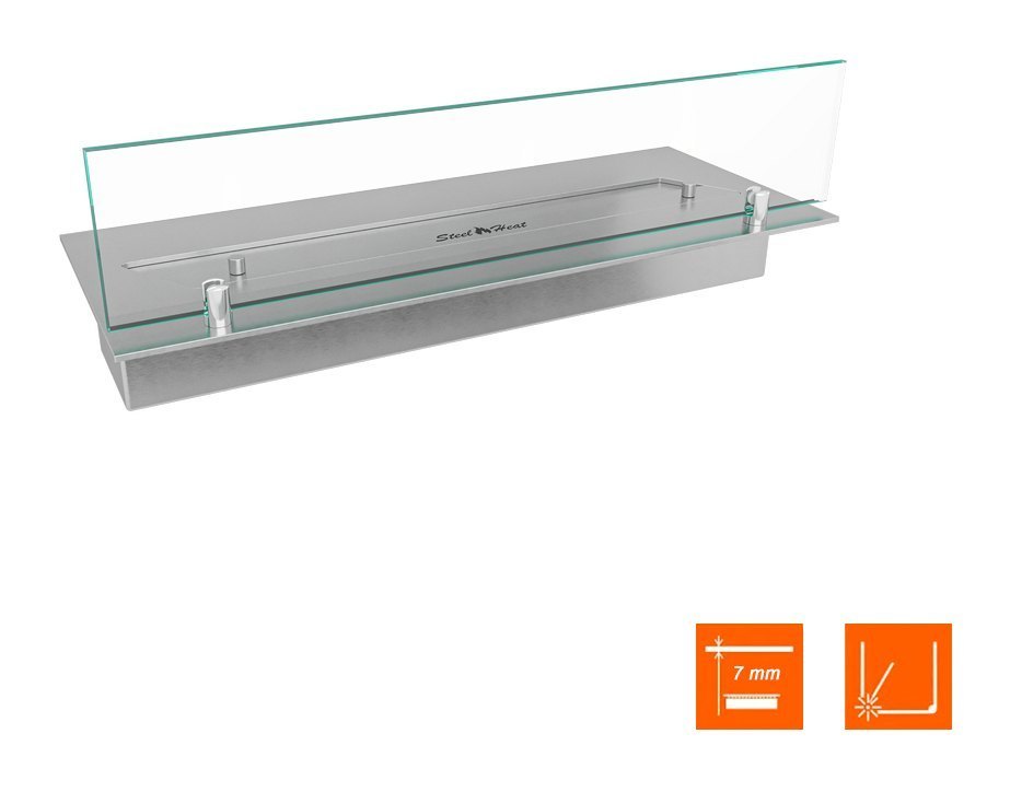 Топливный блок SteelHeat LINE GLASS 500