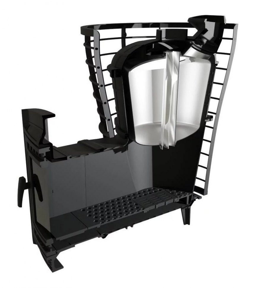 Банная печь Атмосфера V с сеткой для камней из нержавеющей стали