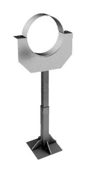 Стойка опорная (h=680-1080) D100/200, AISI 304 (Вулкан)