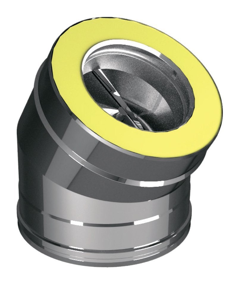 Отвод 30° D250/350, AISI 321/оцинкованная сталь (Вулкан)