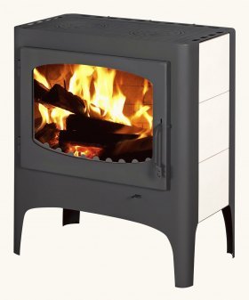 Печь-камин ЭкоКамин Бавария ЭКО с плитой 2 конфорки (ПК 168)