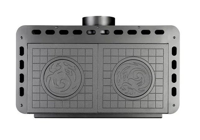 Печь-камин ЭкоКамин Бавария ЭКО с плитой 2 конфорки (ПК 168)