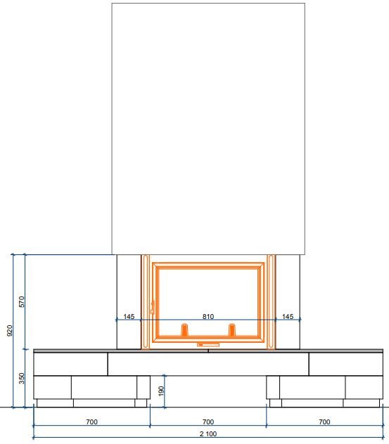 Каминная облицовка Sunhill Atlanta