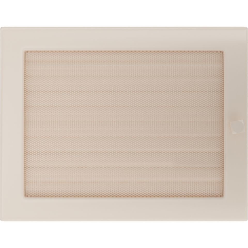 Решетка вентиляционная бежевая 22х30 с жалюзи