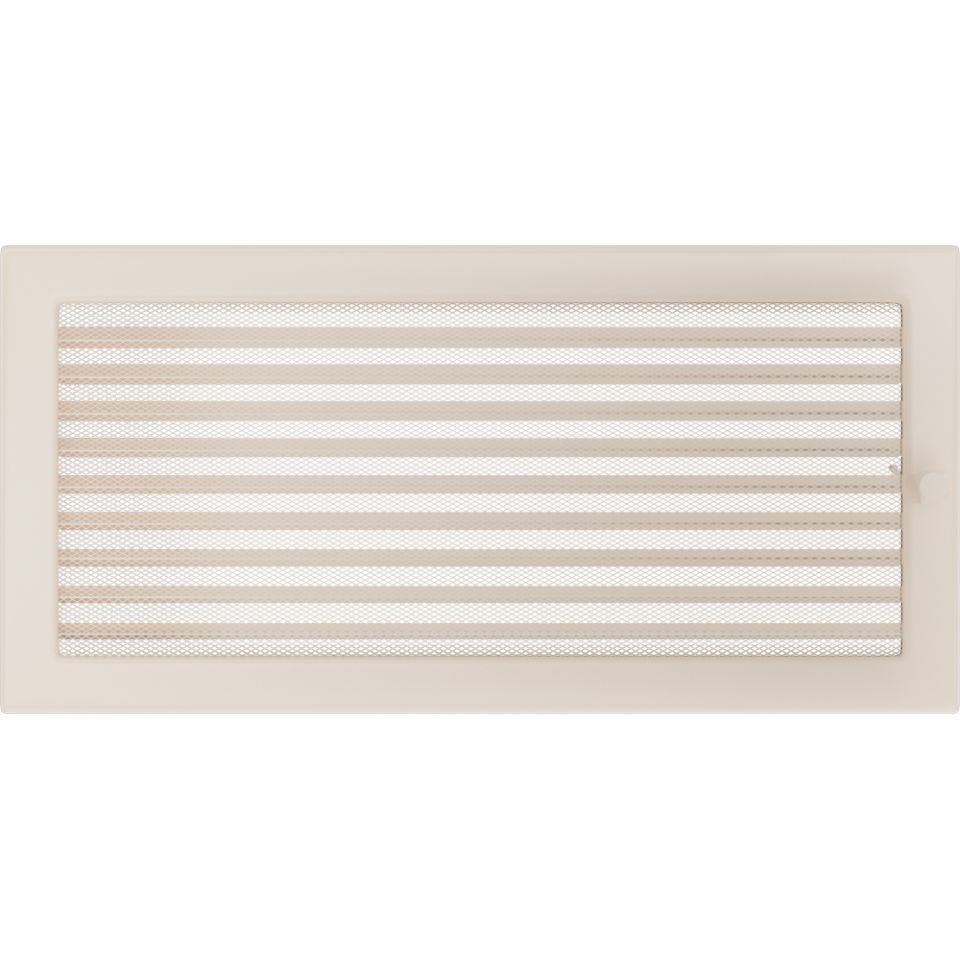 Решетка вентиляционная бежевая 22х45 с жалюзи