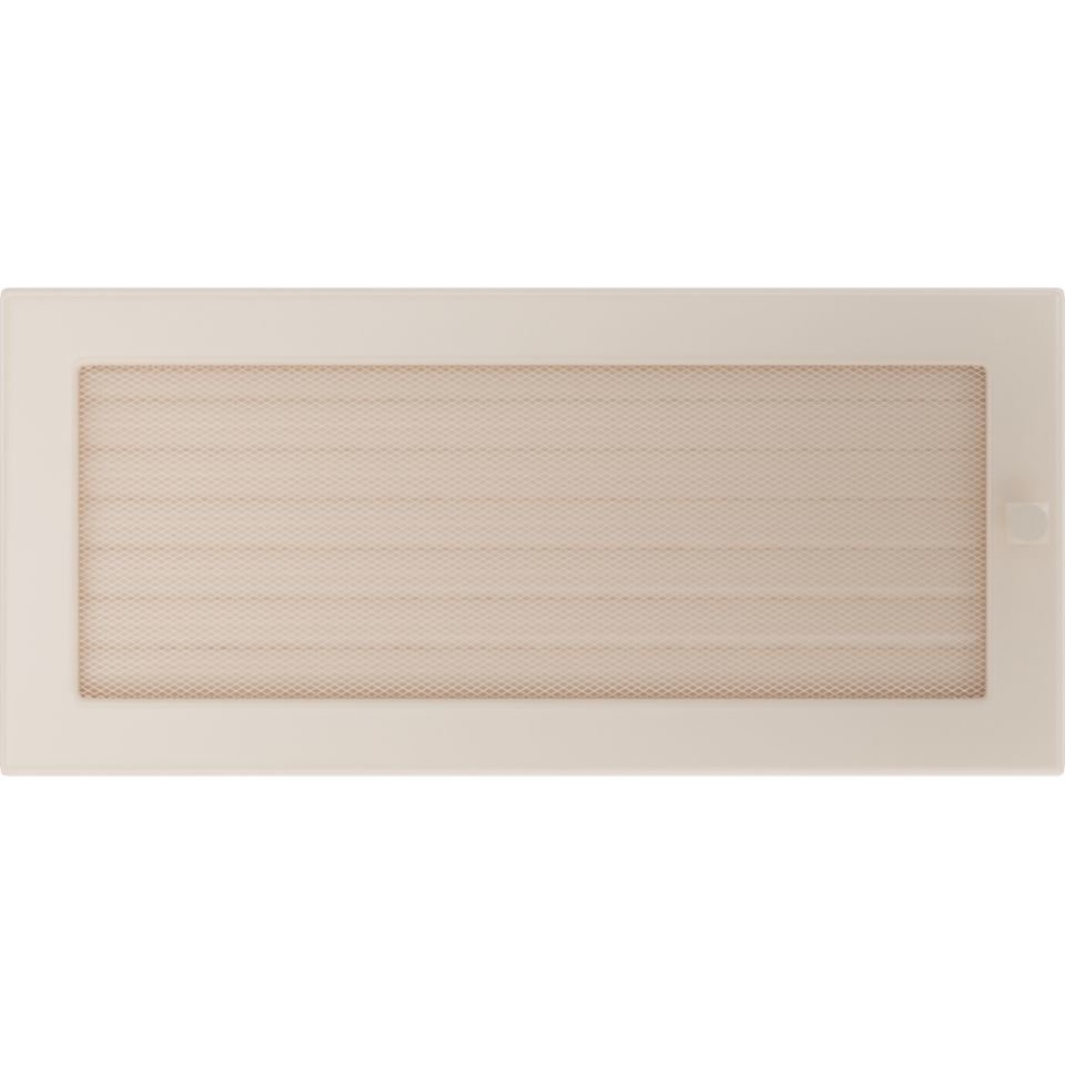 Решетка вентиляционная бежевая 17х37 с жалюзи